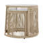 Beige Garden Lounge Sofa Set