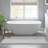 1 PCS 24X44" 100% Cotton Tufted 3000 GSM Reversible Bath Rug Grey-414140580