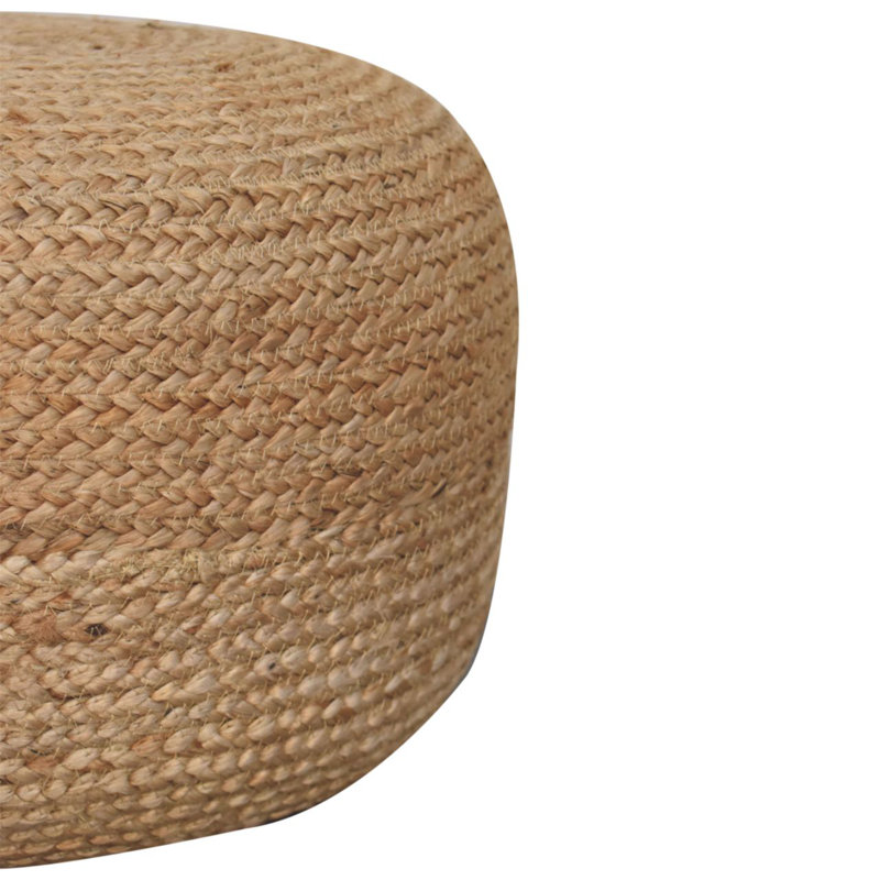 48cm Wide Round Pouffe Ottoman