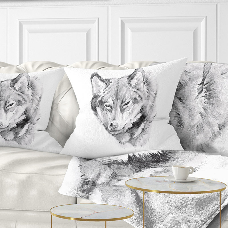 Coussin Animal Art, 18 po x 18 po, Carré