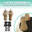 Repose-pieds avec rangement Crama Sitter