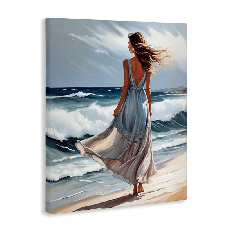 Walk In The Waves, conception de Tabz Jones, H 48 po x l 36 po