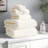 Lavish Home 6PC Towel Set - Cotton Bathroom Accessories with 2 Bath Towels, 2 Hand Cloths, and 2 Washcloths - Machine Washable Bath Sheets-1378332675-1409486829