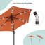 Parasol de marché lumineux 7,5 pi Asylbek-456387848