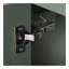 Meuble-lavabo de salle de bain avec lavabo en céramique, 1 porte à fermeture en douceur, 2 tiroirs à fermeture en douceur et 2 supports de rangement sur la porte-627360435