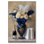"Blue Floral Feathers", impression sur toile par Art Remedy