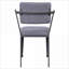 Ensemble de chaises grises et gris à dossier ouvert (ensemble de 2)