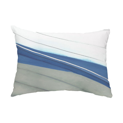  Housse et insert de coussin rectangulaire d'extérieur en bois Boat Bow