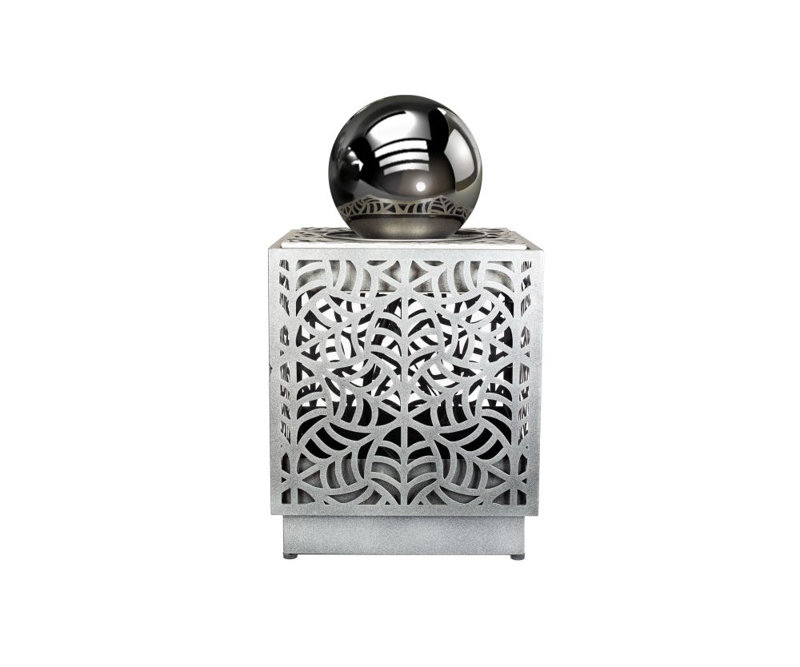 Degenhardt Outdoor Weather Resistant Floor Fountain with Light