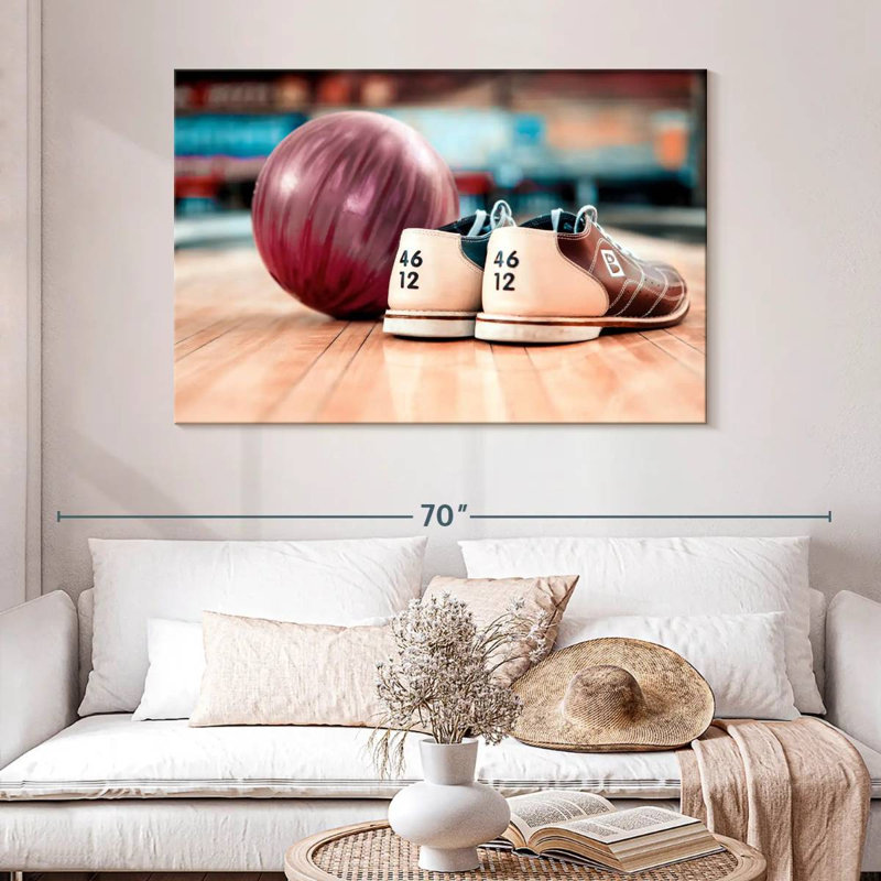 Tonight We Bowl, 32" H x 48" W