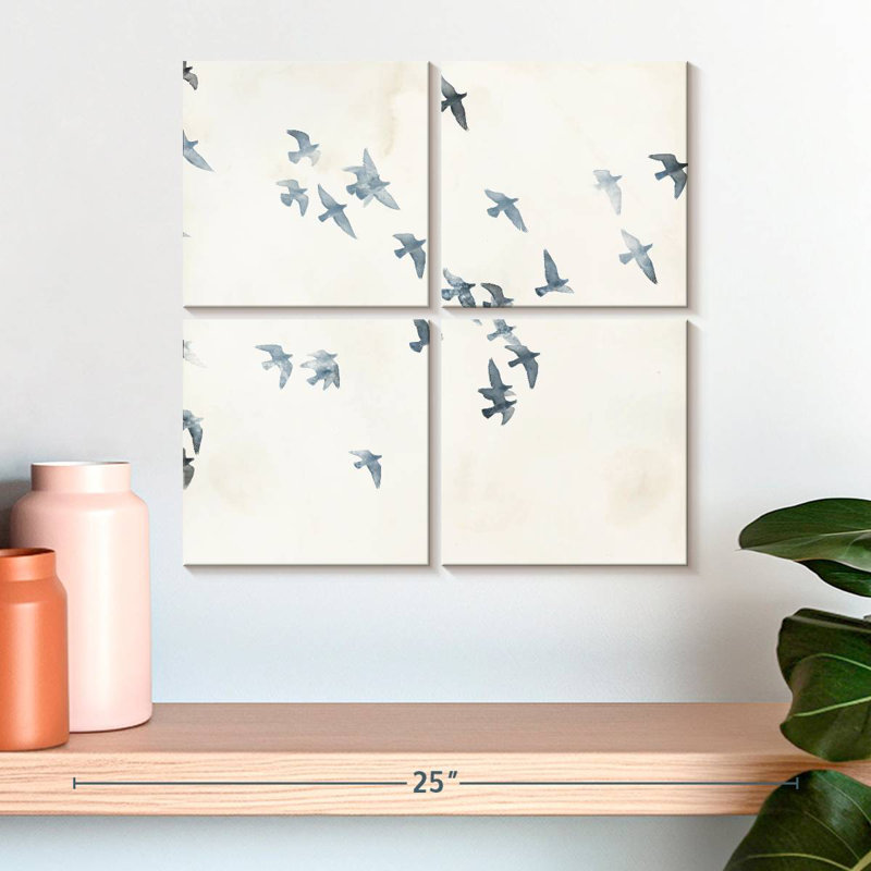 Brampt Pigeons Sky, 18" H x 18" W