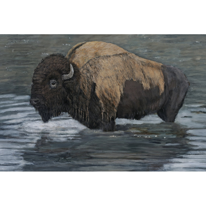 Cooling by Kathy Winkler - Wrapped Canvas Painting, 81cm H x 122cm W