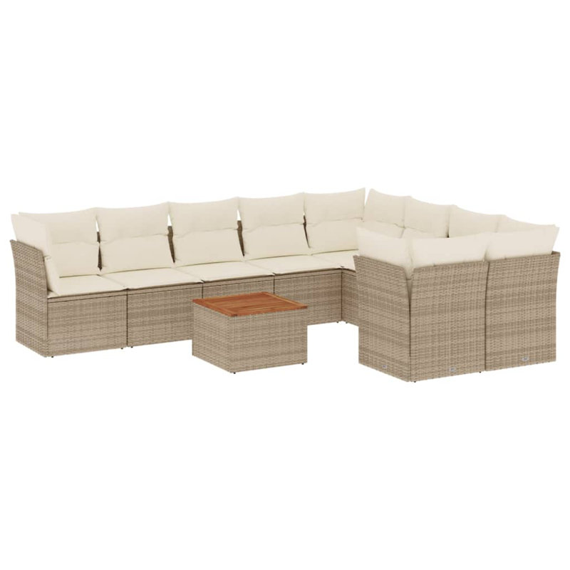Vidaxl Garden Sofa Set Beige