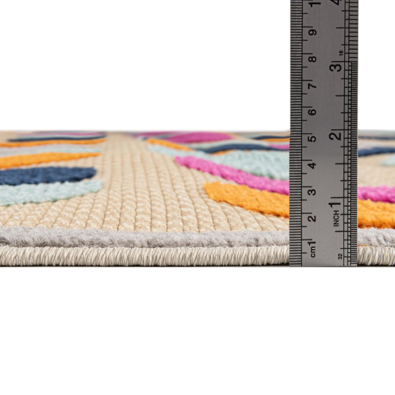 Oranjestad Aruba Indoor/Outdoor Rug, Square 7'10"
