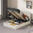 Daizia Lift Up Storage Platform Bed with Wingback Headboard-836261045-836261044