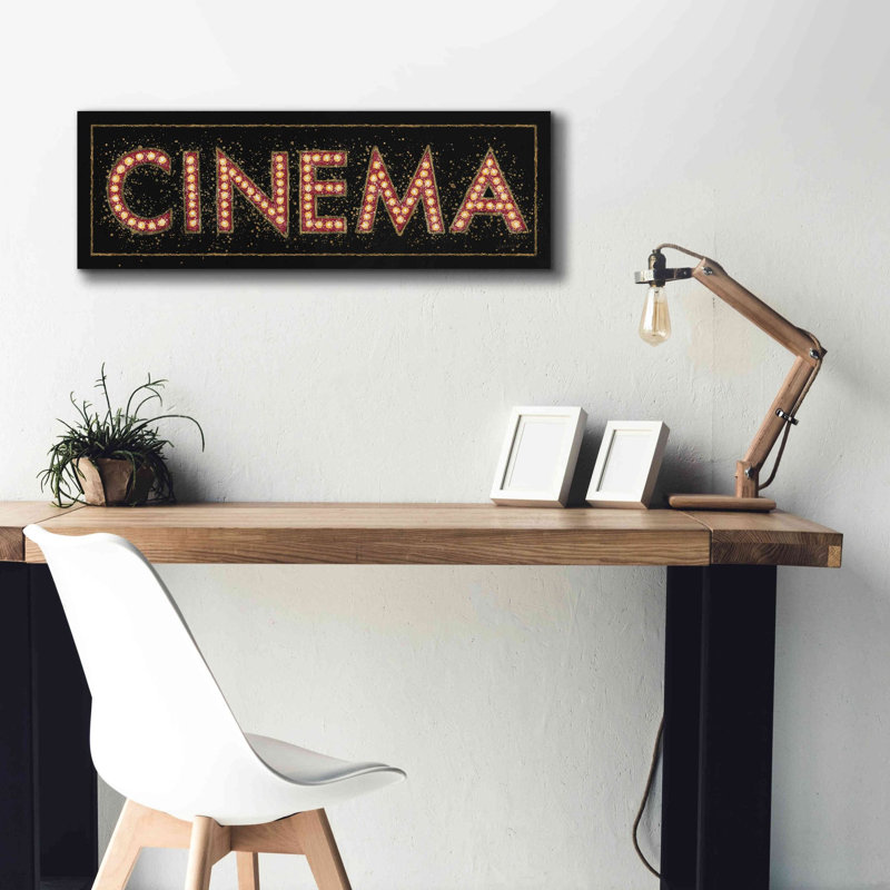 Reproduction de cinéma sur toile par James Wiens, H 12 po x l 36 po x P 1,5 po