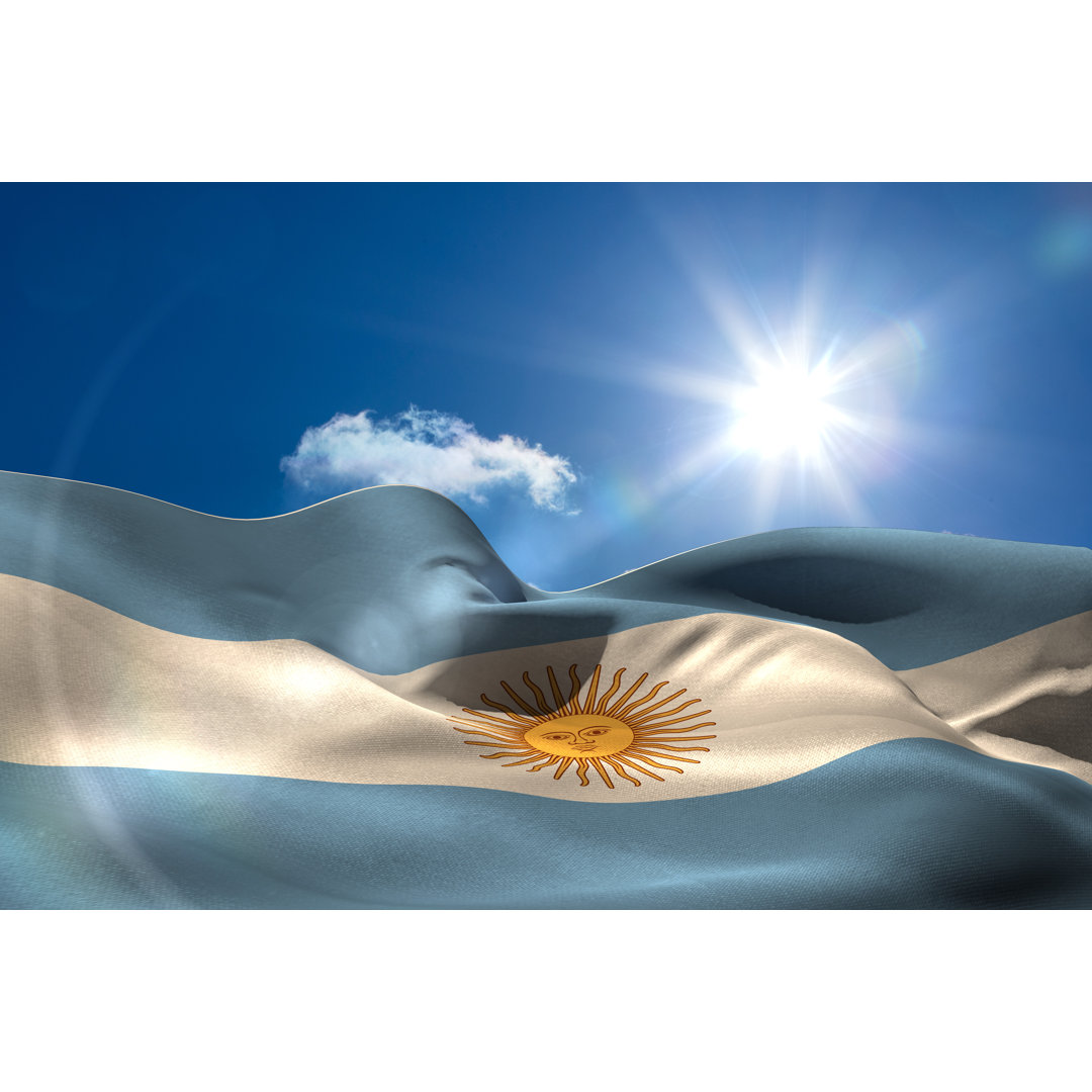 Argentinien Nationalflagge - Druck