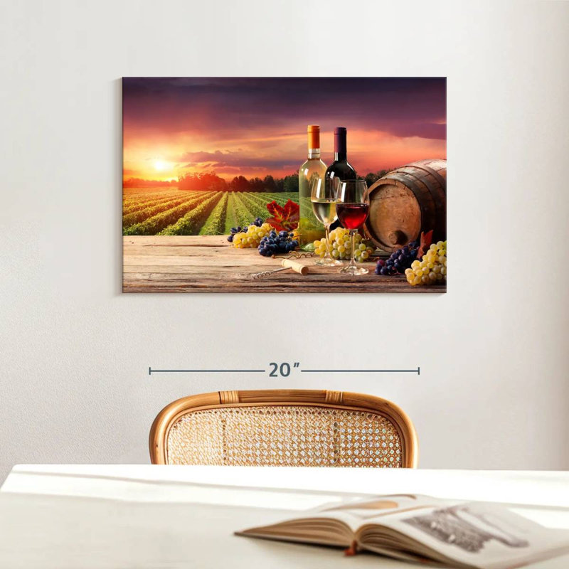 Yarlin Wine Vineyard Vista, 16" H x 24" W