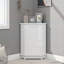 Armoire de rangement d'angle avec tablettes réglables-544832408