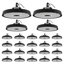 10 en 150 W intégré 5000 W à DEL à intensité variable haute intensité 24 000 lumens et homologué DLC AC100-277V-121142007-121142011