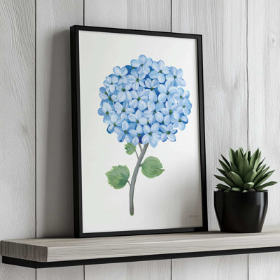 «Nantucket Blue Hydrangea I» par Yvette St. Amant, reproduction d'art sur toile