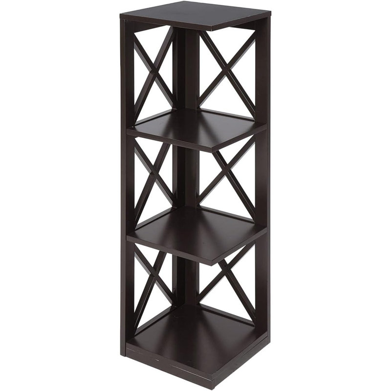 Lillydale 30.48cm W Bookcase, 97.79"H x 30.48"W x 30.48"D