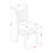 6 Piece Kitchen Table Set Contains a Rectangle Dining Table with Butterfly Leaf and 4 Dining Chairs with a Bench, Black
