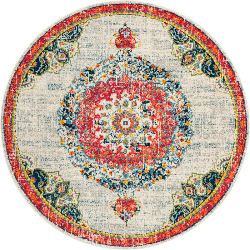 Pennylane Oriental Indoor Rug, Round 7'10"