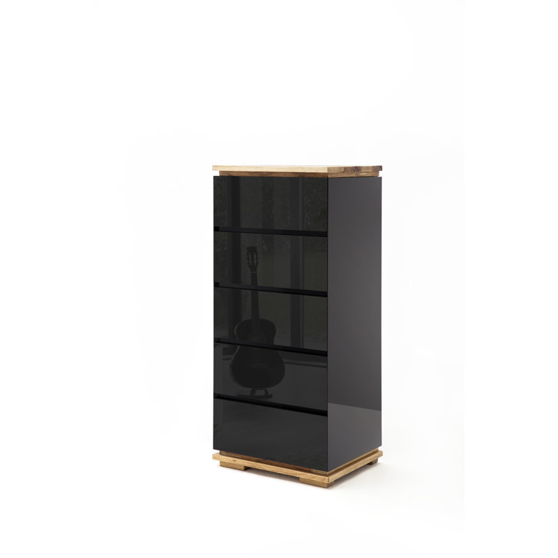 Dacian chest of drawers, Black