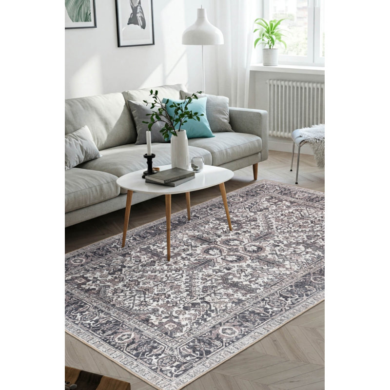 Tapis en chenille lavable Jax Antique Vintage, Rectangle 3'10" x 5'3"