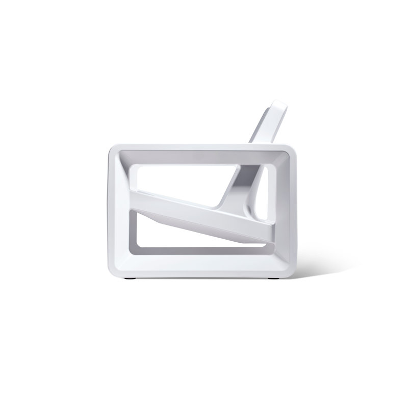 Deck Outdoor Lounge Chair, Highcloud White