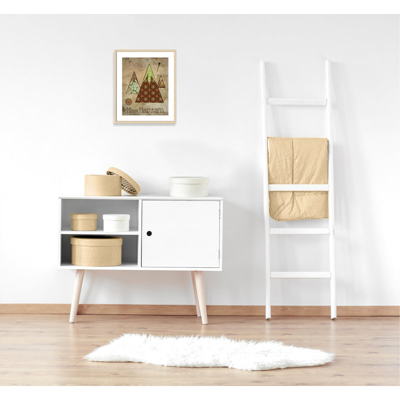 Adhésif décoratif 3 pi Vintage, H 25,5 po x l 21,5 po x P 1,1875 po, Encadré de boîte beige