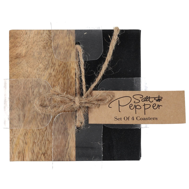 Square 4 Piece Coaster Set
