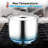 NutriChef 7.76'' Stainless Steel Lid