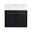 Ensemble de meuble-lavabo simple 23,6 po avec plateau en résine Arlethe