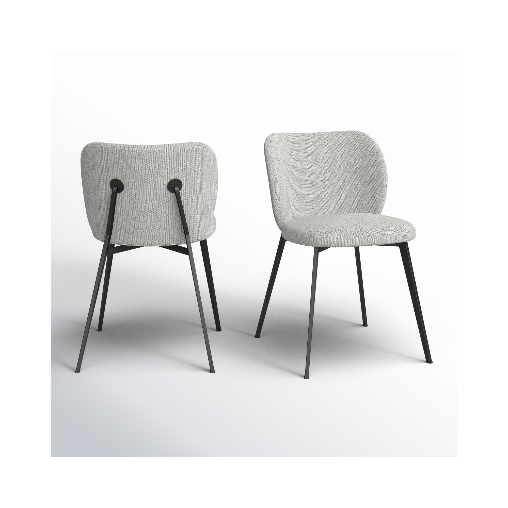 Granger Dining Chair, Black, Light Gray