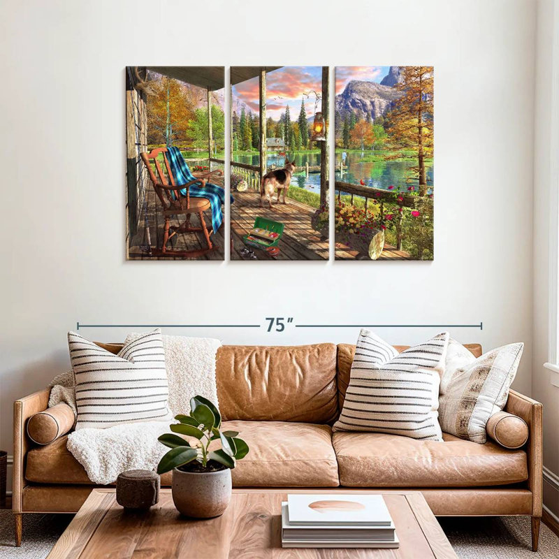 Lilie Mountain Cabin Home, H 36 po x l 57 po