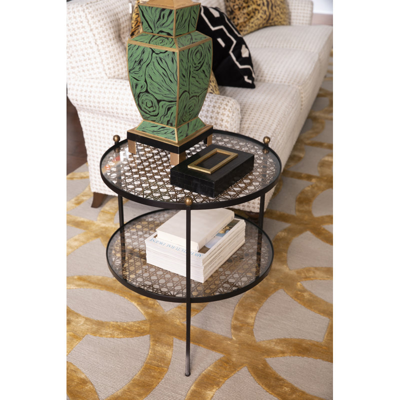 Great South Bay Glass End Table