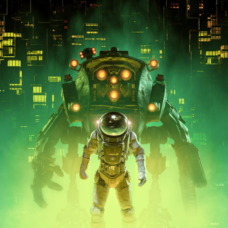 Heavy Metal Patrol - Wrapped Canvas Print, 30cm H x 30cm W x 3.8cm D