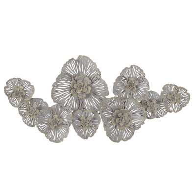 Boho Plants & Flowers Wall Decor on Metal