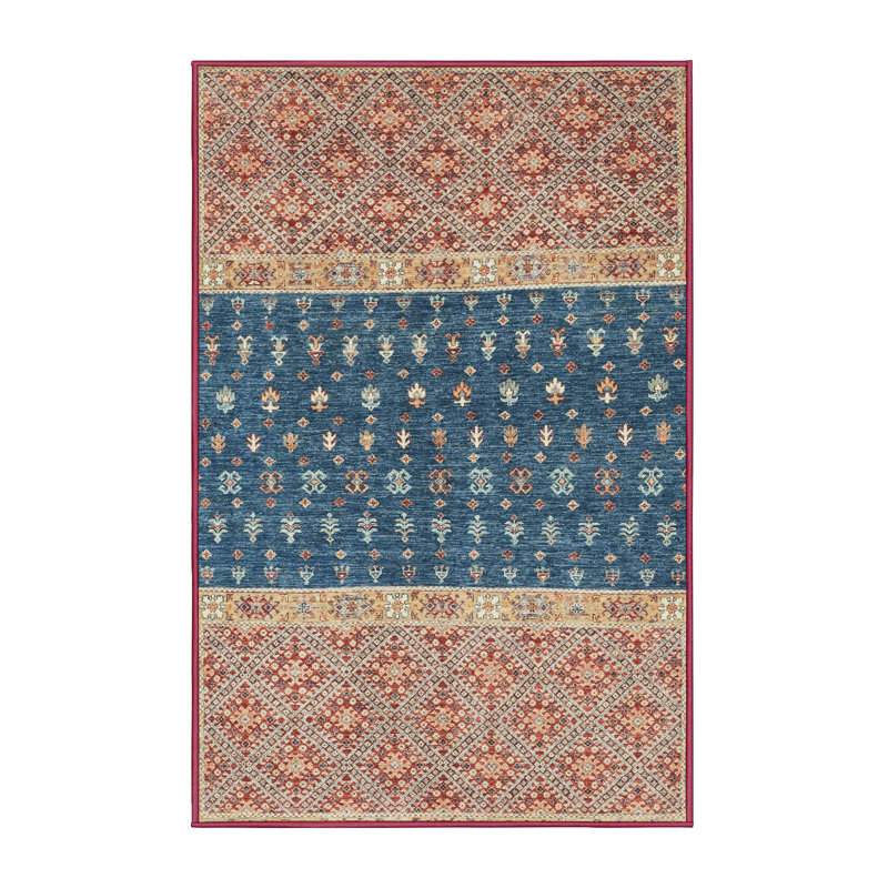 Abstract Indoor Rug, Rectangle 4' x 6'
