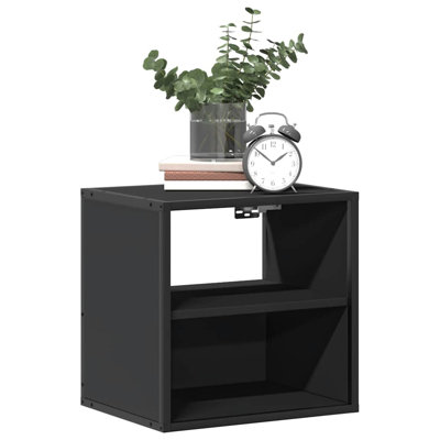 40cm W Metal Bedside Table
