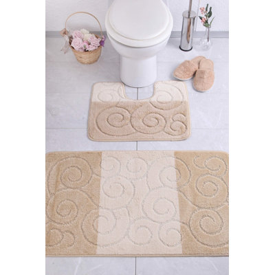 Ensemble de tapis de bain 2 pièces Clemens