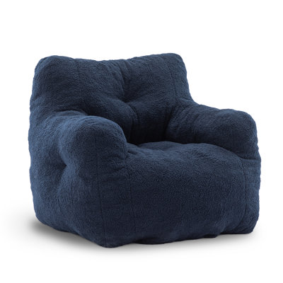 Soft Teddy Fabric Bean Bag Chair