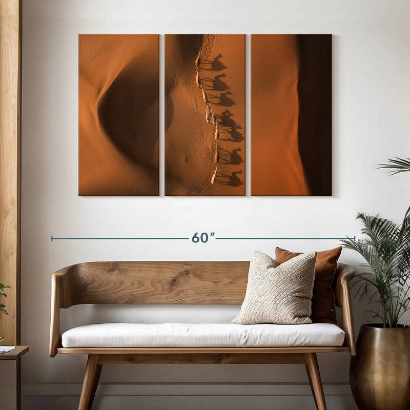 Alvord Desert Camel Shadows, 32" H x 50" W