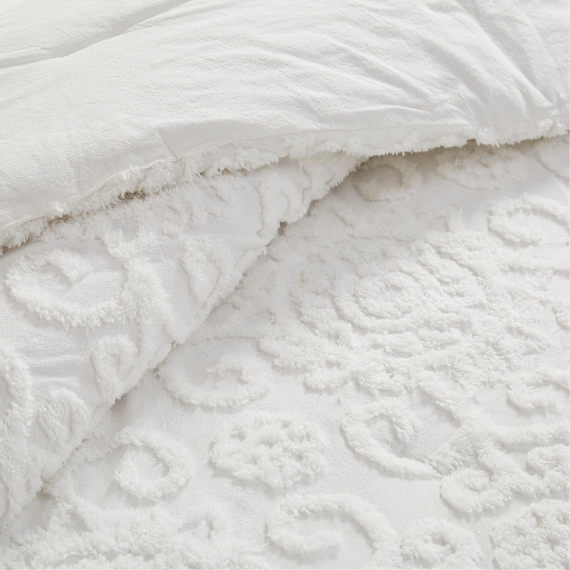 Comforter Mini Set Ivory, King Comforter + 2 Additional Pieces