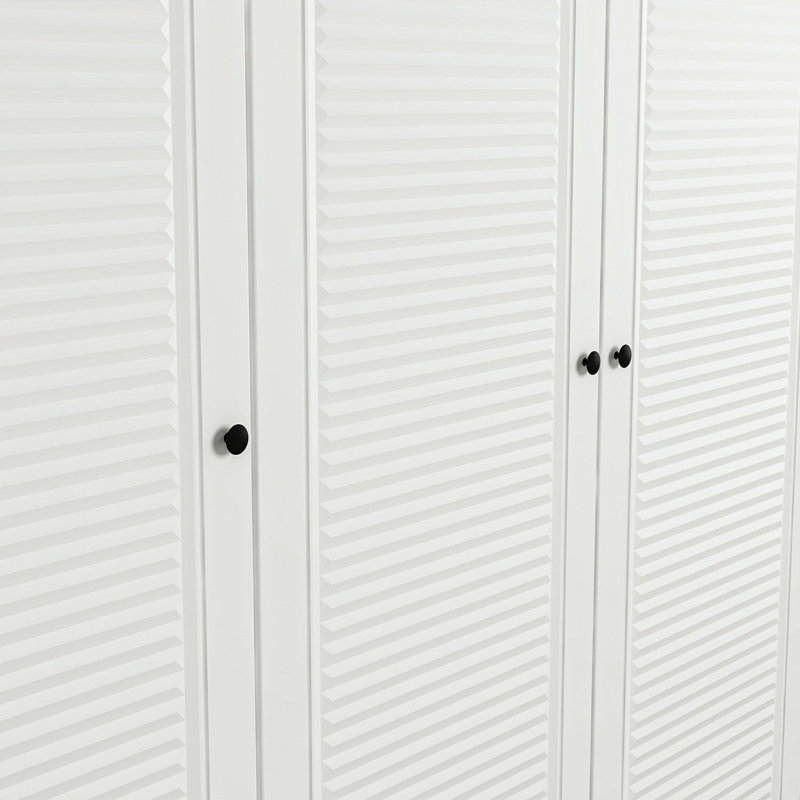 Elina Manufactured Wood Wardrobe, 255cm H x 315cm W x 52cm D
