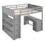 Lit mezzanine double avec échelle, tablettes et bureau-1405089310-1405089309