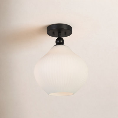 Jonny 1-Light Dimmable Semi Flush Mount