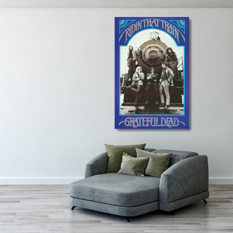 Grateful Dead- Train, 40" H x 27" W